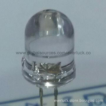 Round LED Components Diode, Blue Color, Competitive Price and Prompt Delivery, 5-year Warranty